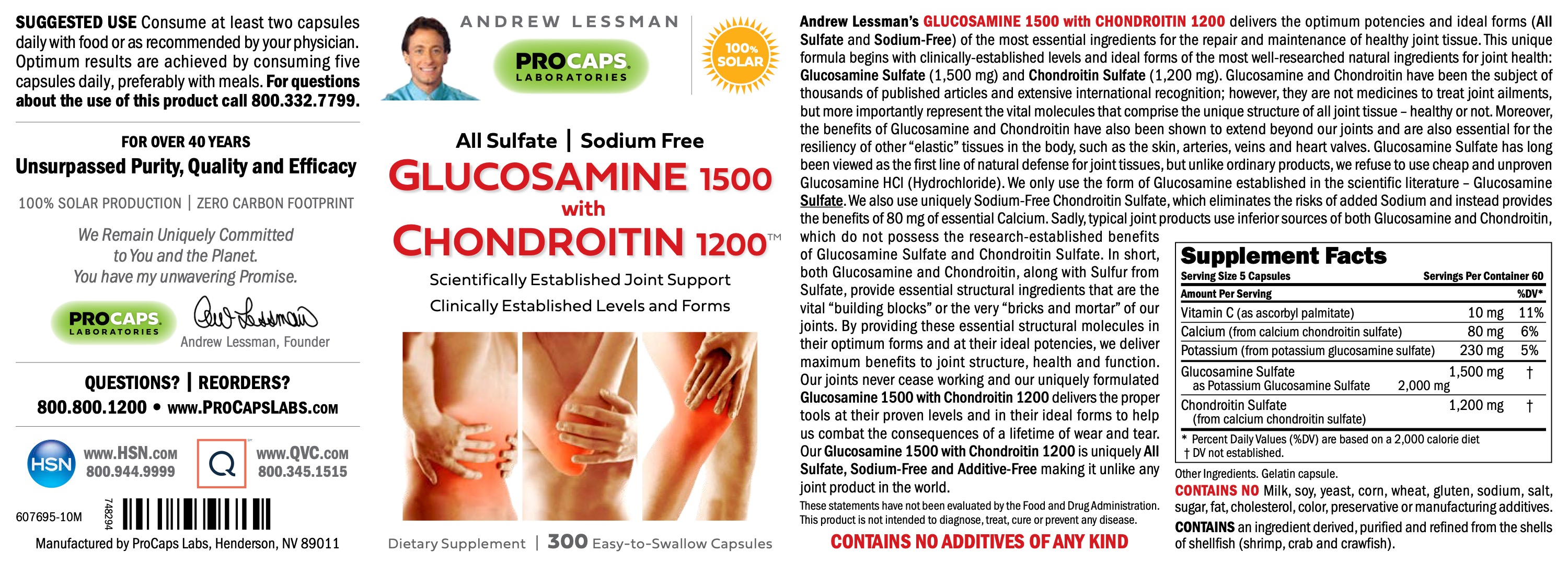 Glucosamine 1500 with Chondroitin 1200™ Capsules Joint Support