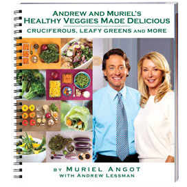 Book-Andrew-and-Muriel's-Healthy-Veggies-Made-Delicious-Cookbook bottle | Healthy Vitamins and Supplements Book-Andrew-and-Muriel's-Healthy-Veggies-Made-Delicious-Cookbook