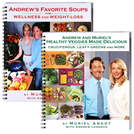 Book-Andrew's-Favorite-Soups-Healthy-Veggies-Cookbook-Bundle-by-Muriel-Angot-with-Andrew-Lessman bottle | Healthy Vitamins and Supplements Book-Andrew's-Favorite-Soups-Healthy-Veggies-Cookbook-Bundle-by-Muriel-Angot-with-Andrew-Lessman