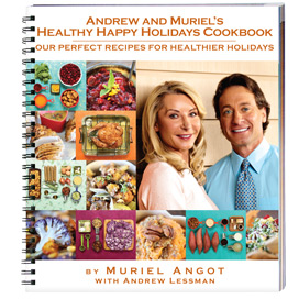 Book-Andrew-and-Muriel's-Healthy-Happy-Holidays-Cookbook bottle | Healthy Vitamins and Supplements Book-Andrew-and-Muriel's-Healthy-Happy-Holidays-Cookbook