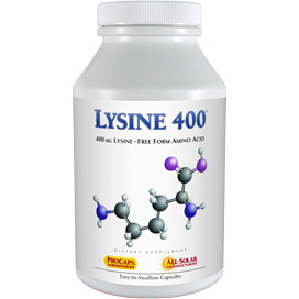 Lysine-400- bottle | Healthy Vitamins and Supplements Lysine-400-