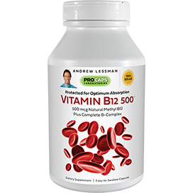 Vitamin-B12-500 bottle | Healthy Vitamins and Supplements Vitamin-B12-500