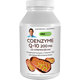CoEnzyme-Q-10-200-mg-with-Vitamin-D3-1000 bottle | Healthy Vitamins and Supplements CoEnzyme-Q-10-200-mg-with-Vitamin-D3-1000