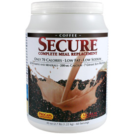 Secure-Soy-Complete-Meal-Replacement-Coffee bottle | Healthy Vitamins and Supplements Secure-Soy-Complete-Meal-Replacement-Coffee