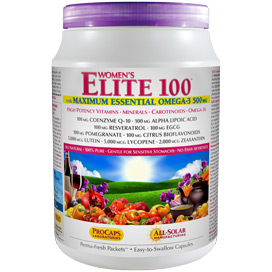 Multivitamin - Women's Elite-100™ with Maximum Essential Omega-3 500 mg Multivitamin - Women's Elite-100™ with Maximum Essential Omega-3 500 mg