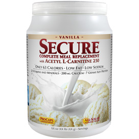Secure® Soy Complete with ALC - Vanilla Secure® Soy Complete with ALC - Vanilla