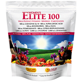 Multivitamin-Women's-Elite-100 bottle | Healthy Vitamins and Supplements Multivitamin-Women's-Elite-100