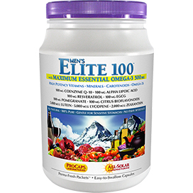 Multivitamin-Men's-Elite-100-with-Maximum-Essential-Omega-3-500-mg bottle | Healthy Vitamins and Supplements Multivitamin-Men's-Elite-100-with-Maximum-Essential-Omega-3-500-mg