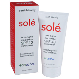 Solé-Sunscreen-SPF-40 bottle | Healthy Vitamins and Supplements Solé-Sunscreen-SPF-40