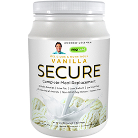 Secure-Soy-Complete-Meal-Replacement-Vanilla bottle | Healthy Vitamins and Supplements Secure-Soy-Complete-Meal-Replacement-Vanilla