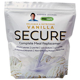 Secure-Soy-Complete-Meal-Replacement-Vanilla bottle | Healthy Vitamins and Supplements Secure-Soy-Complete-Meal-Replacement-Vanilla