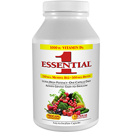 Essential-1-with-1000-IU-Vitamin-D3 bottle | Healthy Vitamins and Supplements Essential-1-with-1000-IU-Vitamin-D3