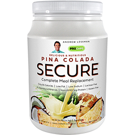 Secure-Soy-Complete-Meal-Replacement-Piña-Colada bottle | Healthy Vitamins and Supplements Secure-Soy-Complete-Meal-Replacement-Piña-Colada