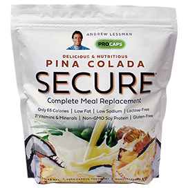 Secure-Soy-Complete-Meal-Replacement-Piña-Colada bottle | Healthy Vitamins and Supplements Secure-Soy-Complete-Meal-Replacement-Piña-Colada