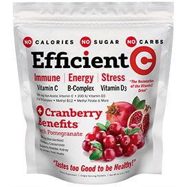 Efficient-C-plus-Cranberry-Benefits bottle | Healthy Vitamins and Supplements Efficient-C-plus-Cranberry-Benefits