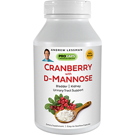 Cranberry-with-D-Mannose bottle | Healthy Vitamins and Supplements Cranberry-with-D-Mannose
