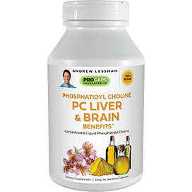 Phosphatidyl-Choline-Liver-Brain-Benefits bottle | Healthy Vitamins and Supplements Phosphatidyl-Choline-Liver-Brain-Benefits